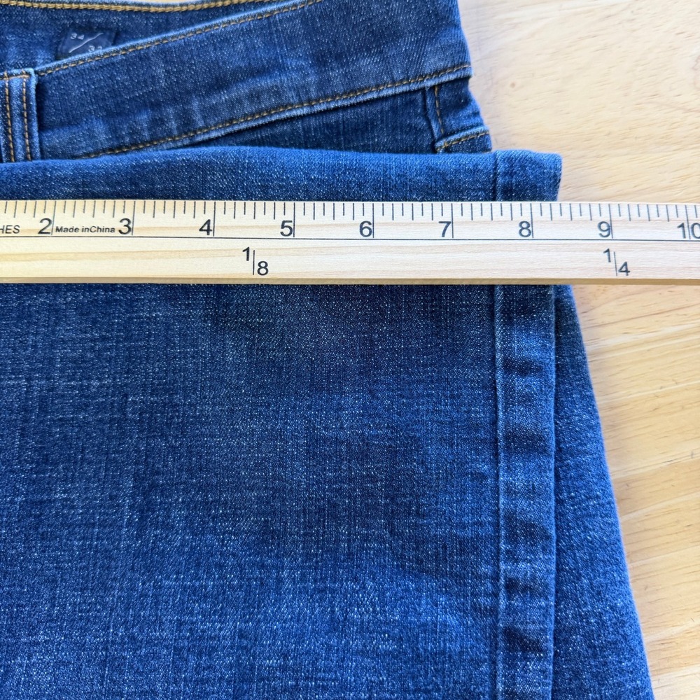 Lucky Brand 110 SLIM Blue Jeans Mens 34x32 Cotton STRETCH Dark Wash Denim - Picture 10 of 14
